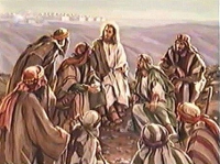 Jesus teaches disciples